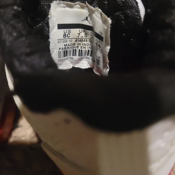 Unisex RARE JORDAN CLASSIC 90'S(TD) Size 8C - Picture 7 of 10